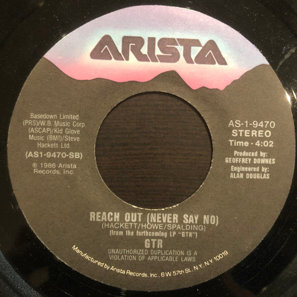 GTR (2) : When The Heart Rules The Mind (7", Single)