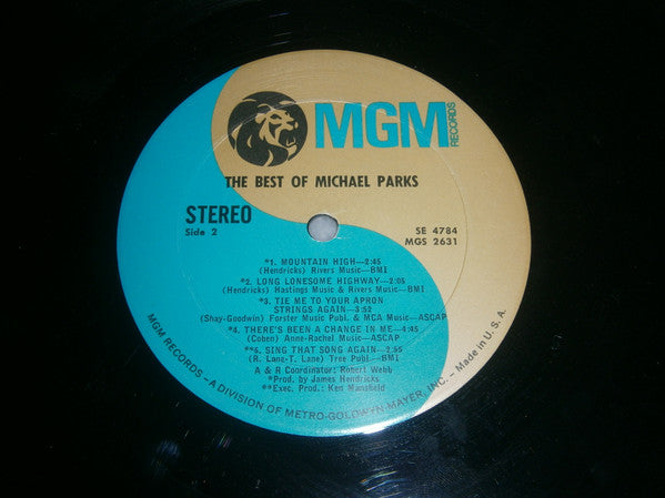 Michael Parks (3) : The Best Of (LP, Comp)