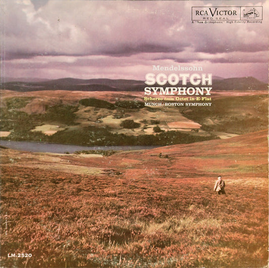 Mendelssohn* ; Charles Munch Conducting Boston Symphony Orchestra : Scotch Symphony (LP, Mono)
