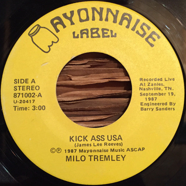 Milo Tremley / James Lee Reeves : Kick Ass USA / Julie My Salvation (7")