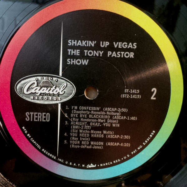 The Tony Pastor Show : Shakin' Up Vegas! (LP, Album)