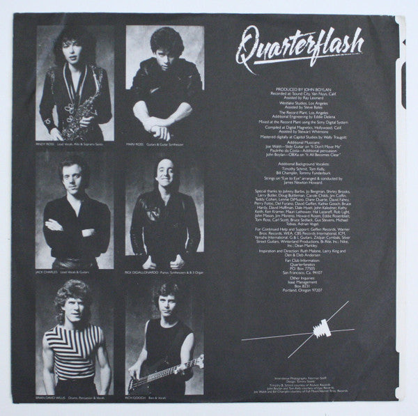 Quarterflash : Take Another Picture (LP, Album, Win)