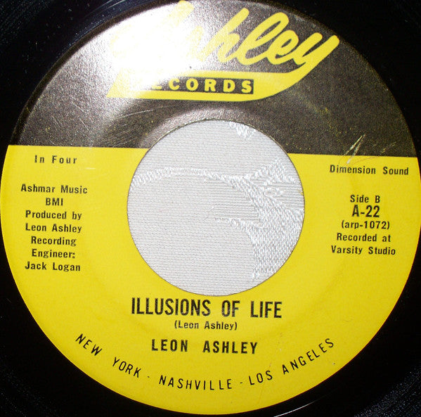 Leon Ashley : Ain't Gonna Worry (7")