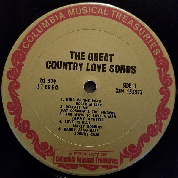 Various : The Great Country Love Songs (4xLP, Comp + Box)