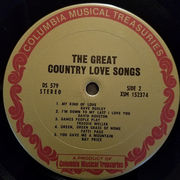 Various : The Great Country Love Songs (4xLP, Comp + Box)