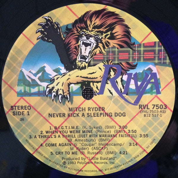 Mitch Ryder : Never Kick A Sleeping Dog (LP, Album)