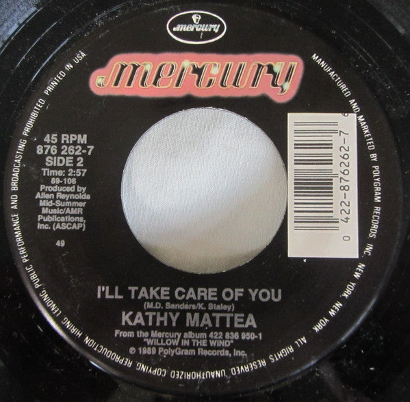 Kathy Mattea : Where've You Been (7", Single)