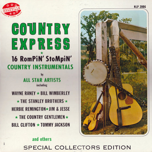 Various : Country Express - 16 Rompin' Stompin' Country Instrumentals (LP, Comp, RE)