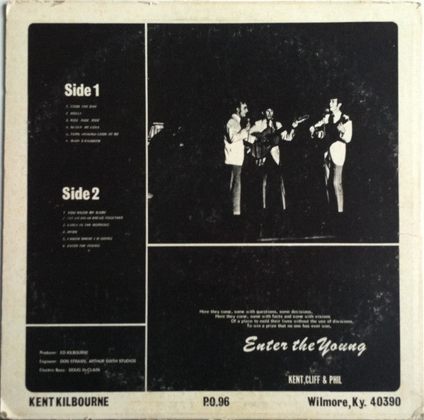 Kent, Cliff & Phil : Enter The Young (LP, Album)