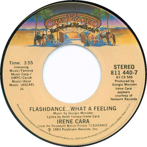 Irene Cara : Flashdance ... What A Feeling (7", Single, 26 )
