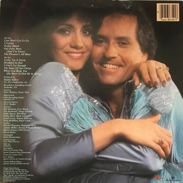 Louise Mandrell & R.C. Bannon : Love Won't Let Us Go (VG+)