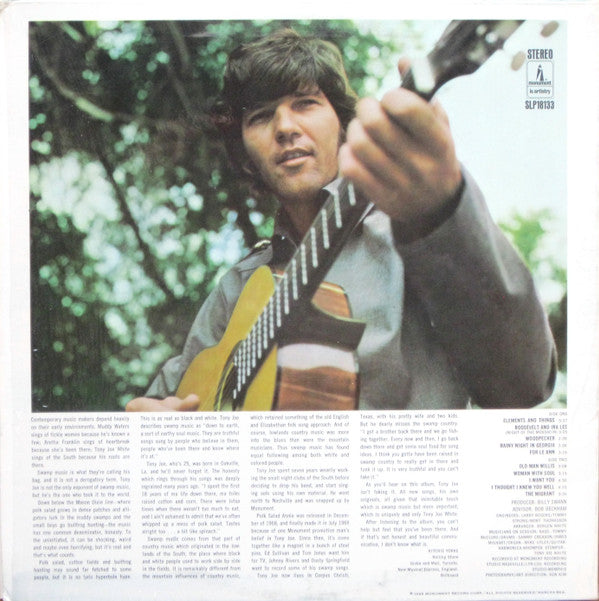 Tony Joe White : ...Continued (LP, Album)