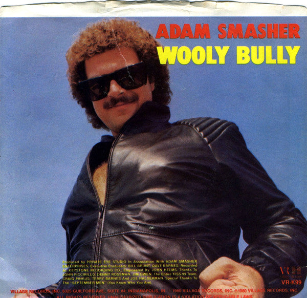 Adam Smasher (3) : Ballad of Adam Smasher (7", Styrene)