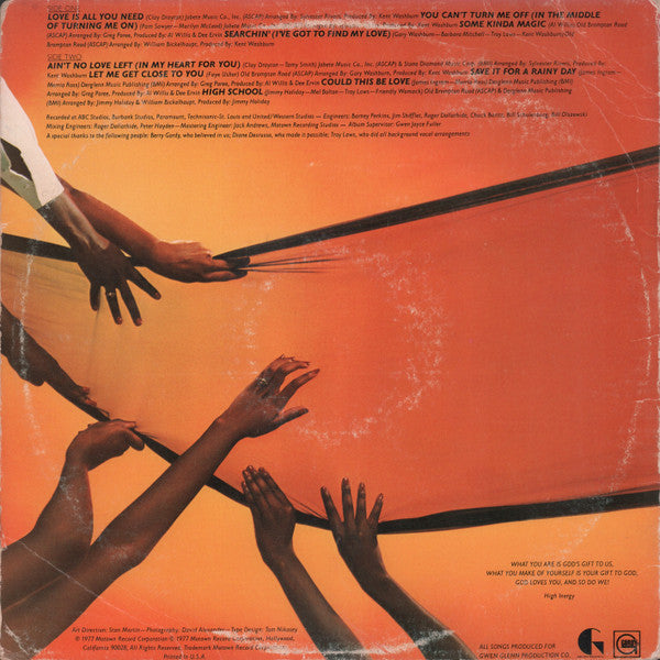 High Inergy : Turnin' On (LP, Album)