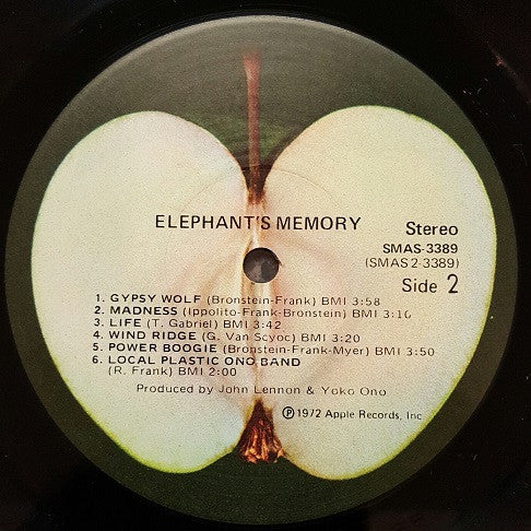 Elephants Memory : Elephant's Memory (LP, Album, Gat)