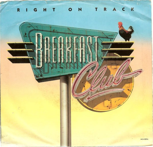 Breakfast Club : Right On Track (7", Single)