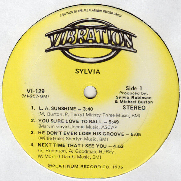 Sylvia* : Sylvia (LP, Album)
