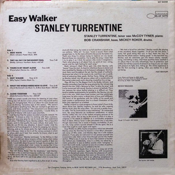 Stanley Turrentine : Easy Walker (LP, Album)