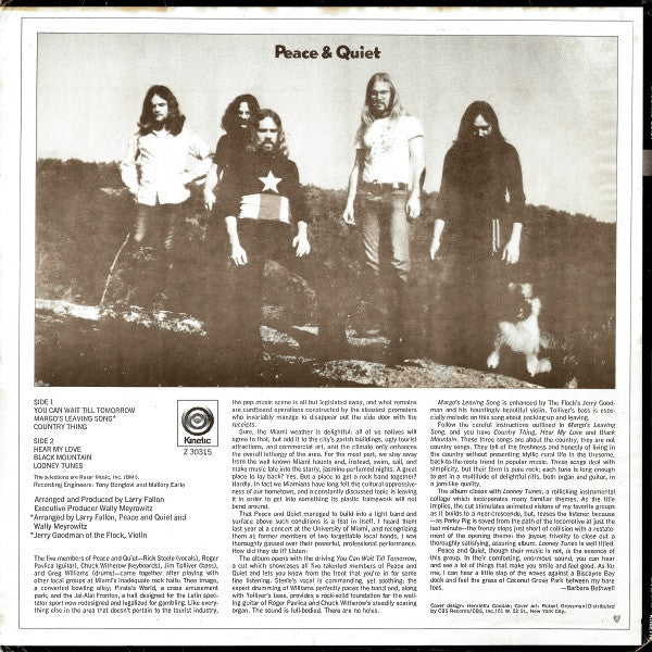 Peace & Quiet : Peace & Quiet (LP, Album)