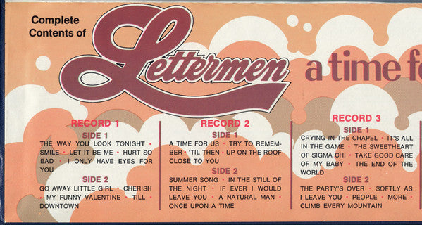 Lettermen* : A Time For Us (5xLP, Comp + Box)