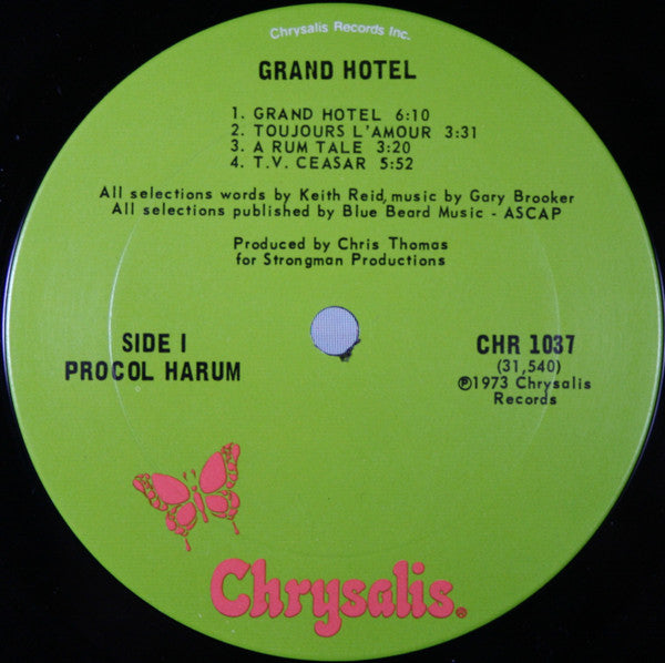 Procol Harum : Grand Hotel (LP, Album, Ter)