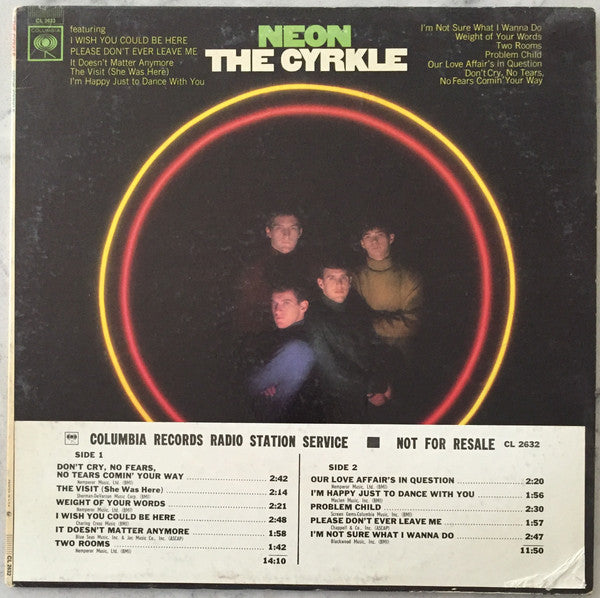 The Cyrkle : Neon (LP, Album, Mono)