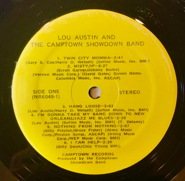 Lou Austin And The Camptown Showdown Band : Lou Austin And The Camptown Showdown Band (LP, Album)