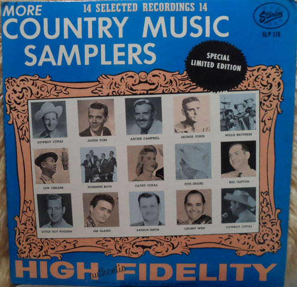 Various : More Country Music Samplers (LP, Comp)