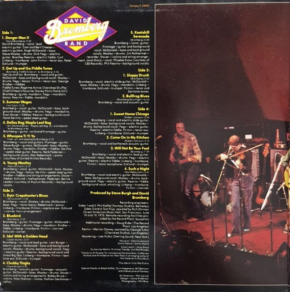 David Bromberg Band : How Late'll Ya Play 'Til? (2xLP, Album, Ter)