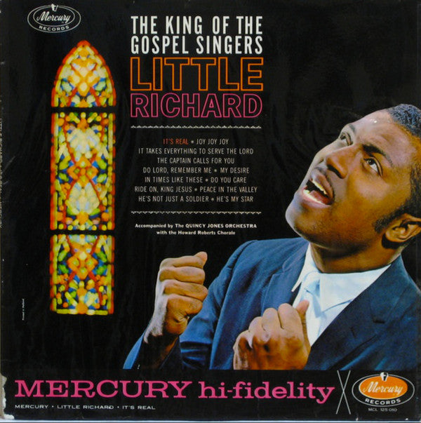 Little Richard Accompanied By The Quincy Jones Orchestra* With The Howard Roberts Chorale : The King Of The Gospel Singers: Little Richard (LP, Album)
