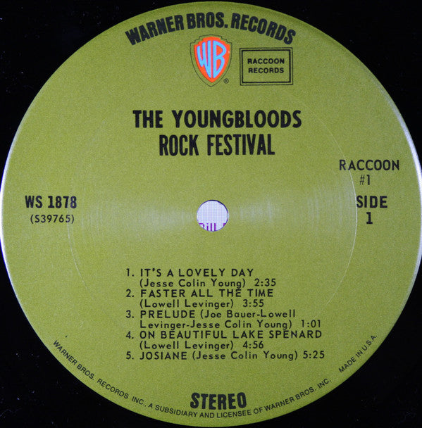 The Youngbloods : Rock Festival (LP, Album, San)