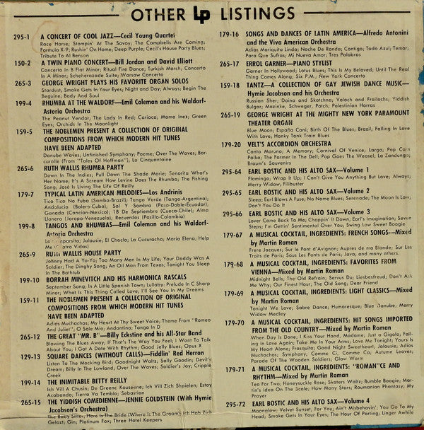 Tiny Bradshaw : Tiny Bradshaw (10", Comp, Mono)