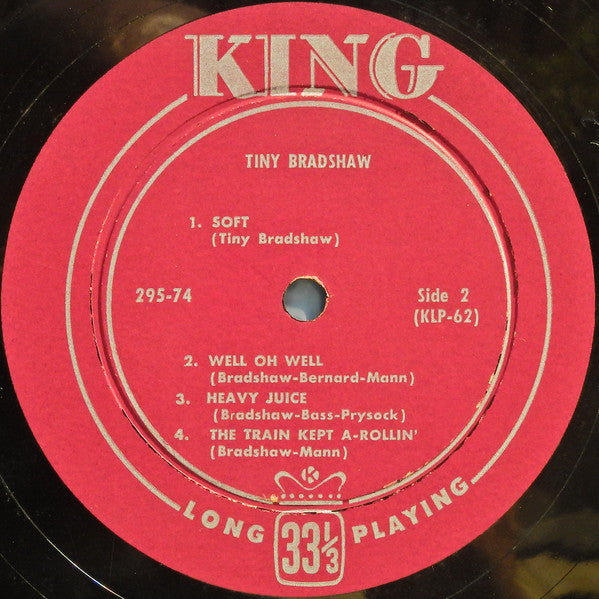 Tiny Bradshaw : Tiny Bradshaw (10", Comp, Mono)