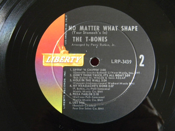 The T-Bones : No Matter What Shape (Your Stomach's In) (LP, Album, Mono, Ind)