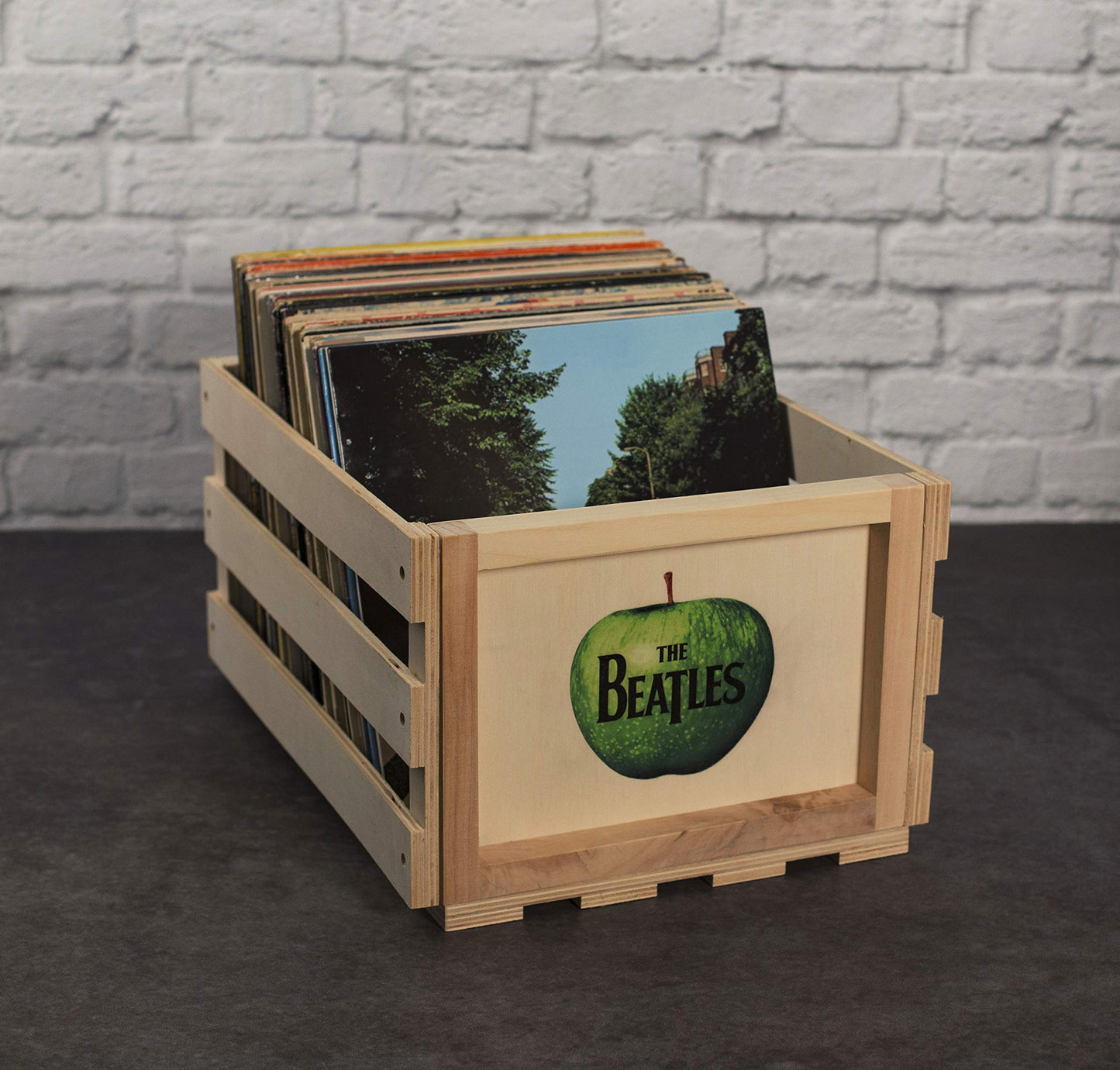 Beatles Record Storage Crate