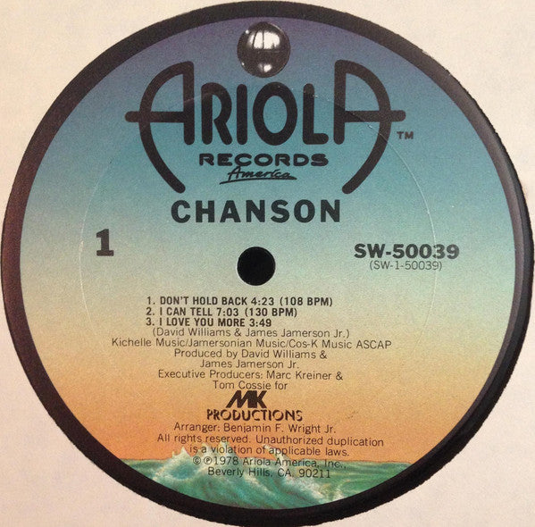 Chanson : Chanson (LP, Album)