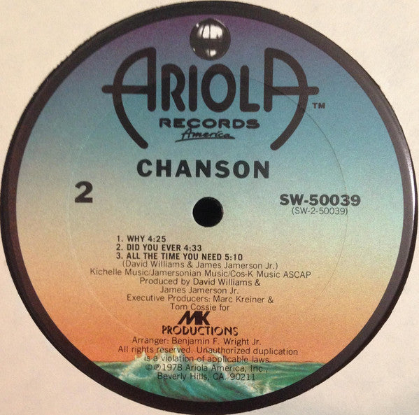Chanson : Chanson (LP, Album)