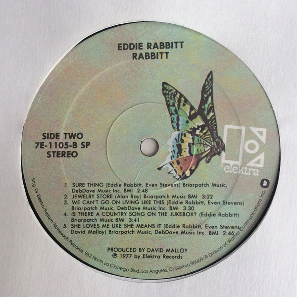 Eddie Rabbit high quality vinyl records