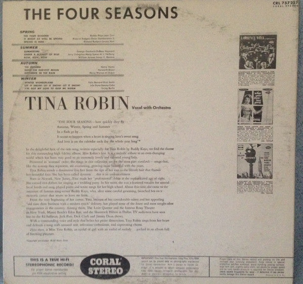 Tina Robin : The 4 Seasons (LP, Album)