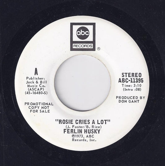 Ferlin Husky : Rosie Cries A Lot (7", Promo)
