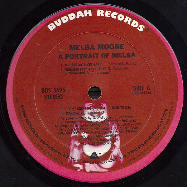 Melba Moore : A Portrait Of Melba (LP, Album, RP)
