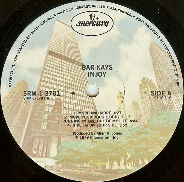 Bar-Kays : Injoy (LP, Album, 72)