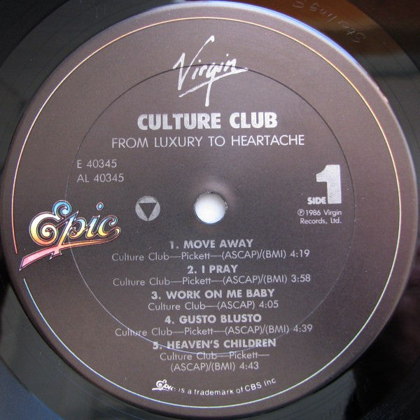 Culture Club factory Vinyl Album Factory Sealed