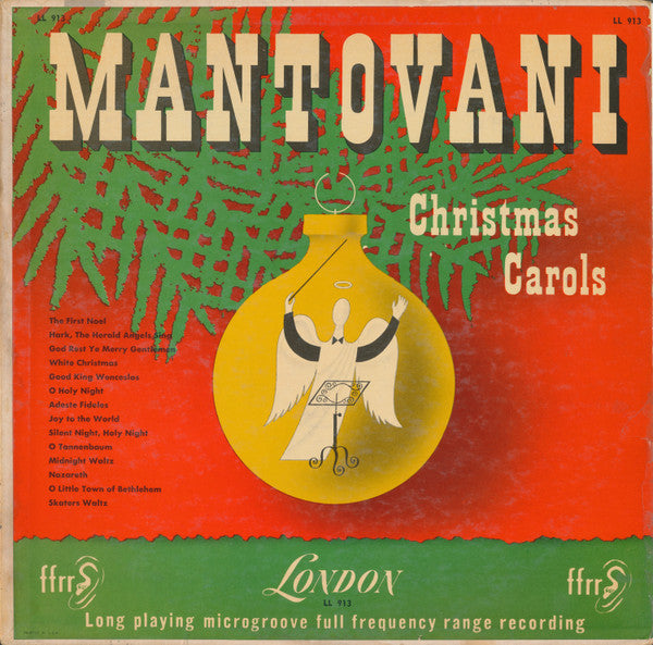Mantovani And His Orchestra : Christmas Carols (LP, Album, Mono)