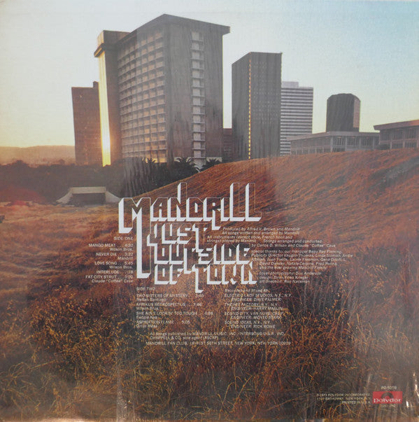 Mandrill : Just Outside Of Town (LP, Album, Club)