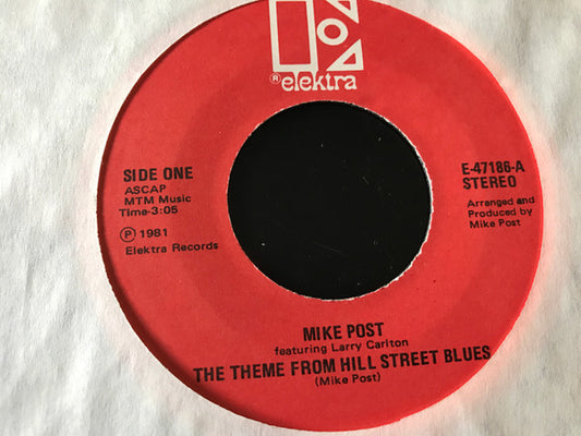 Mike Post Featuring Larry Carlton : The Theme From Hill Street Blues (7", Single)