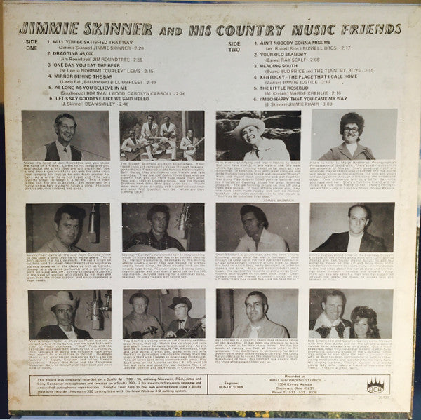 Jimmie Skinner : And His Country Music Friends (LP, Album)