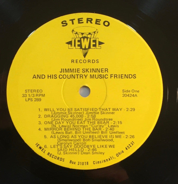Jimmie Skinner : And His Country Music Friends (LP, Album)