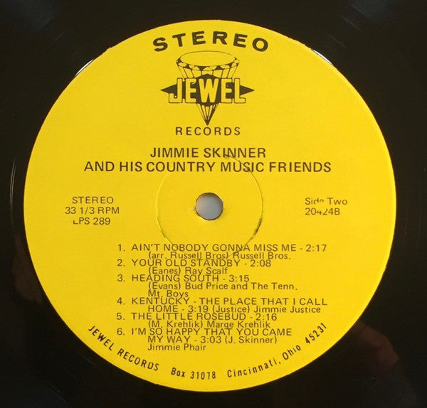 Jimmie Skinner : And His Country Music Friends (LP, Album)
