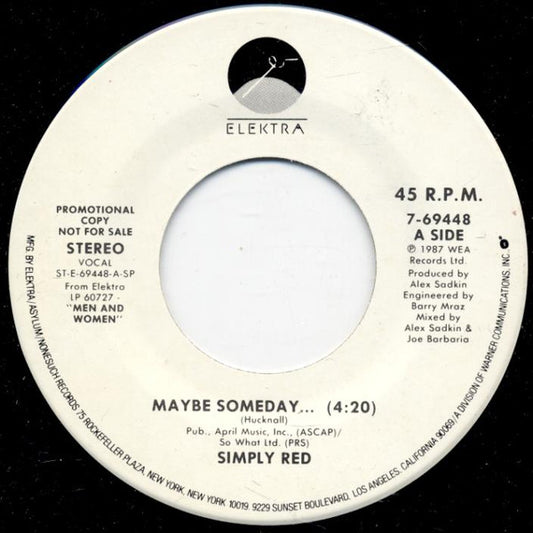 Simply Red - Maybe Someday ... (VG)